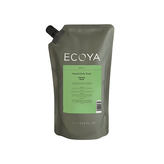 Ecoya Wash  Refill  1L Pear