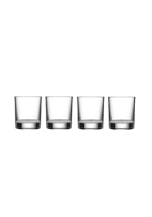 Quinn 4pk Whiskey Glass