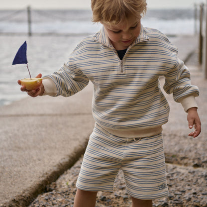 Jimmy Shorts Sweatshirting Stripe Trio