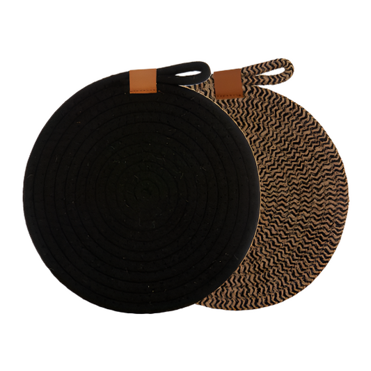 Set2 Trivets Nash Black