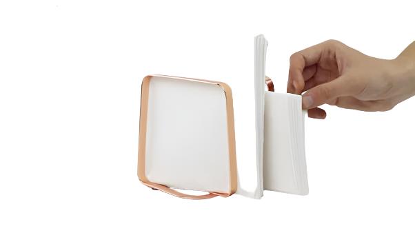 Pulse Napkin Holder Copper