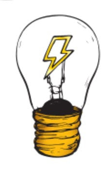 Lightbulb Lamp Lightning Bolt