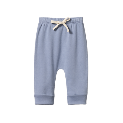 Drawstring Pants Dusky Blue