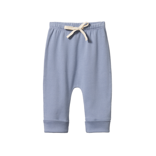 Drawstring Pants Dusky Blue