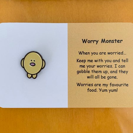 Pin Worry Monster