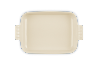 Heritage Rect Dish 32cm Azure Blue