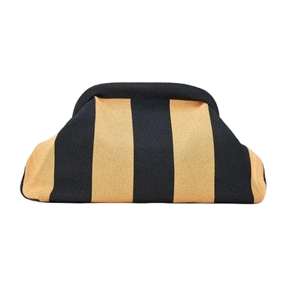 Dumpling Clutch Black Toffee
