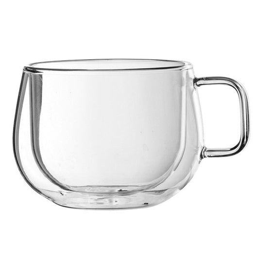 Cappuccino Glass Double Walled Set 2