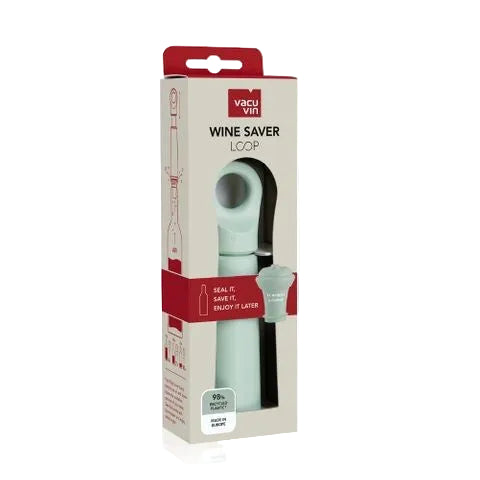 Wine Saver Loop & Stopper Jade
