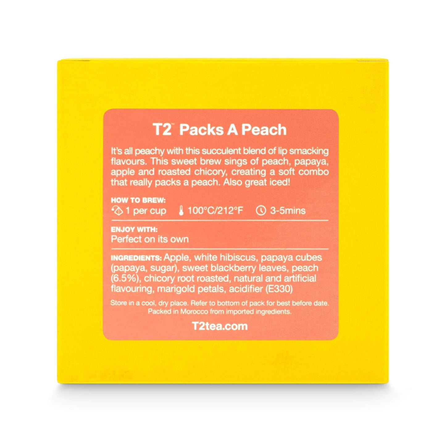 T2 Packs a Peach Bags