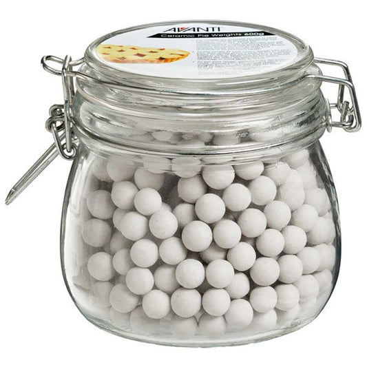 Pie Weights in Glass Jar