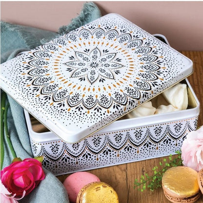 SM Artisanne Noir Deep Rect Tin