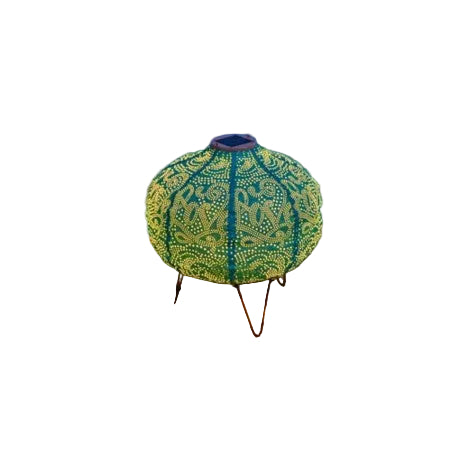 Solar Lantern Teal Pumpkin