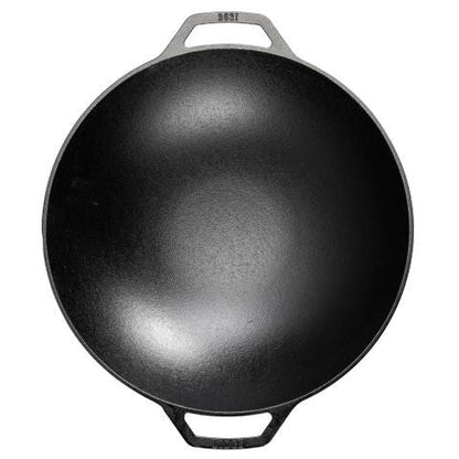 Cast Iron Wok 35.5cm