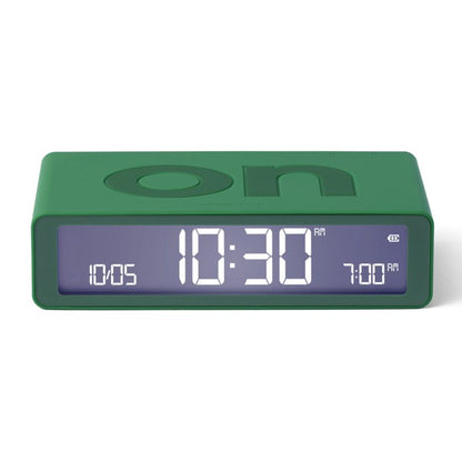 Flip Rubber Alarm Clock Emerald Green
