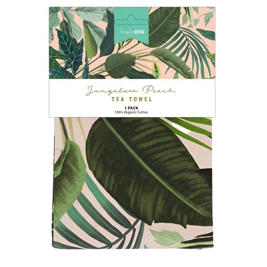 Tea Towel - Jungalow Peach