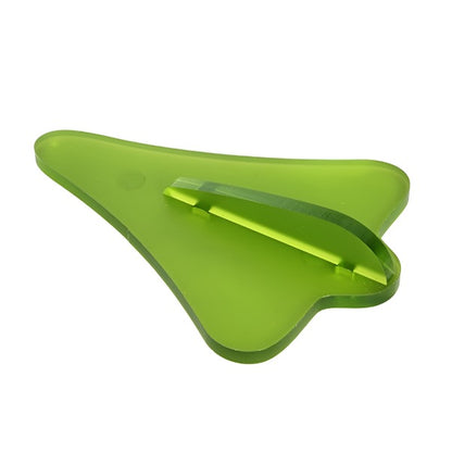 Jet Plane Wall Art - Lime Green