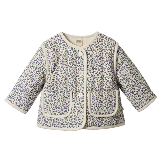 Edith Jacket Quilted Briarwood Heron