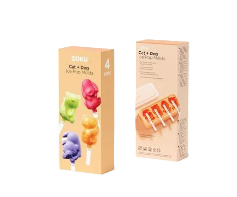 Zoku Cat & Dog Ice Pop Molds