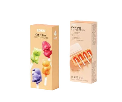 Zoku Cat & Dog Ice Pop Molds