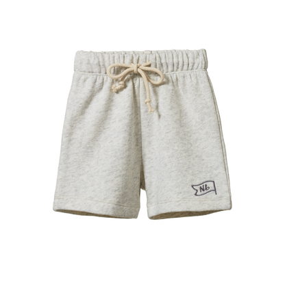 Jimmy Shorts Sweatshirting Light Grey Marl
