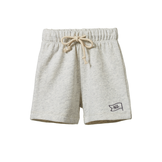 Jimmy Shorts Sweatshirting Light Grey Marl