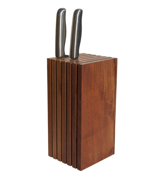 Danish Knife Block Walnut