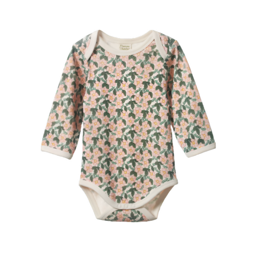 Cotton Long Sleeve Bodysuit Garland