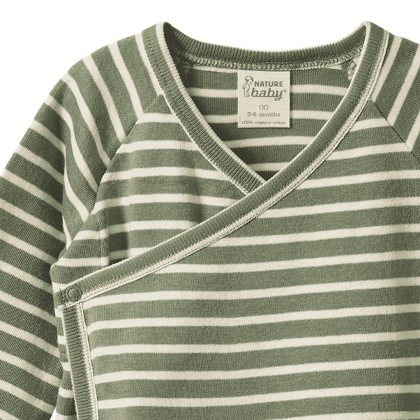 Kimono Jacket Nettle Twin Stripe
