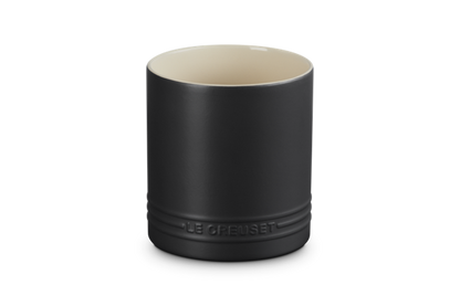 Large Utensil Jar Matte Black