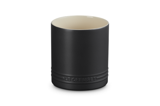 Large Utensil Jar Matte Black