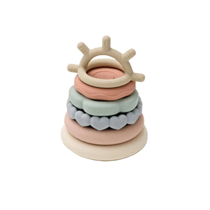 Silicone Stacking Tower Set