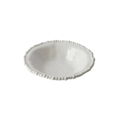 Melamine Pearl Side Bowl White