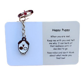 Keyring Happy Puppy