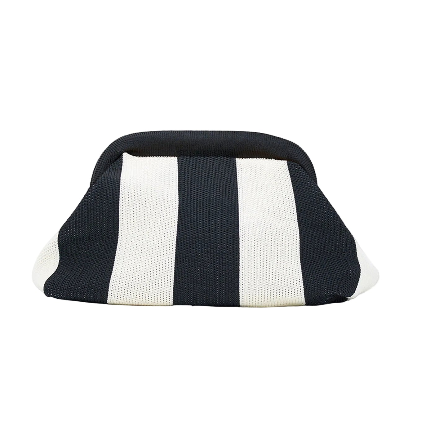 Dumpling Clutch Black/Cream