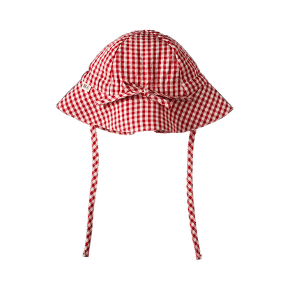 Sunhat Red Gingham