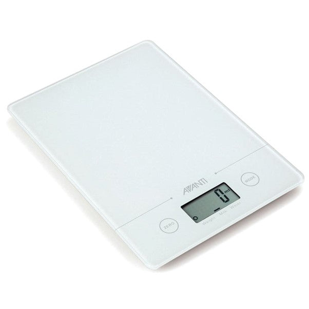 Avanti Compact Digital Kitchen Scale White