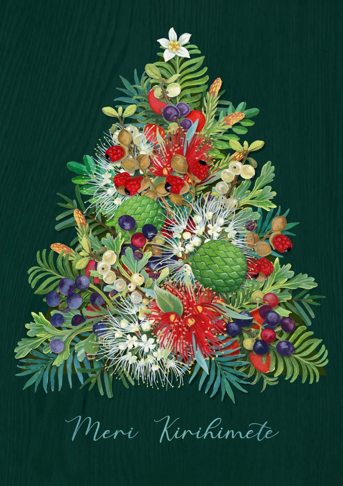 Card NZ Christmas Berries