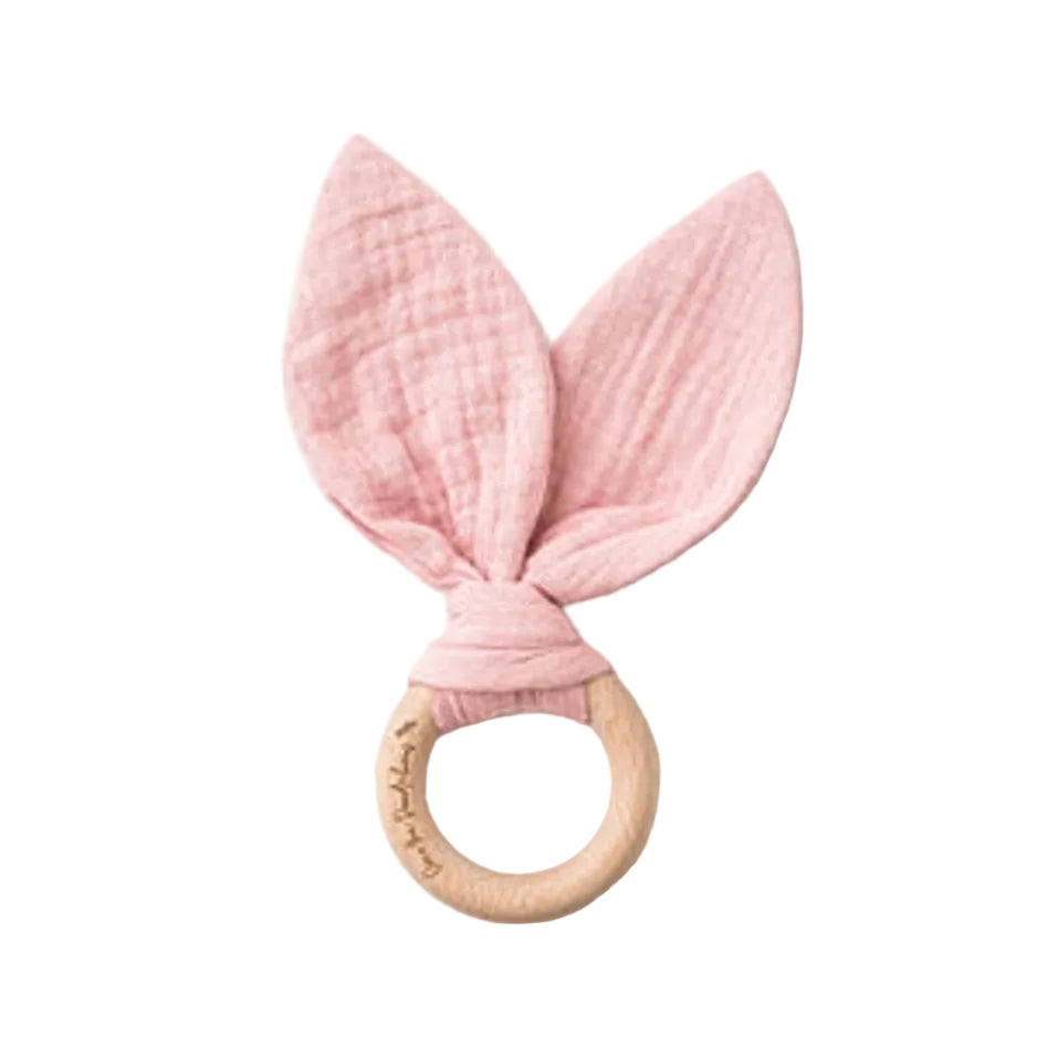 Bunny Ears Teether Blush Pink
