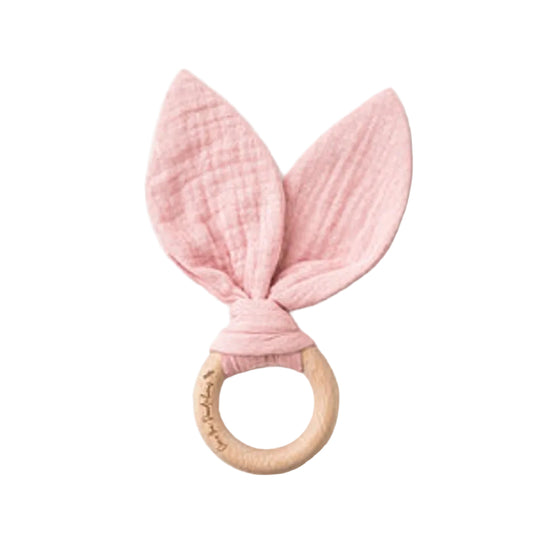 Bunny Ears Teether Blush Pink