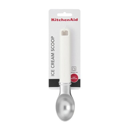 Classic Ice Cream Scoop Porcelain White