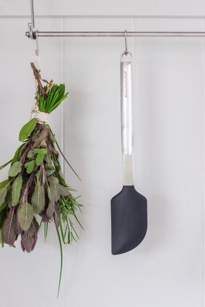 Premium Stainless Scraper Spatula Black