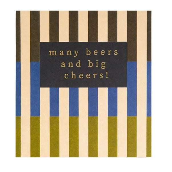 Card Many Beers & Big Cheers
