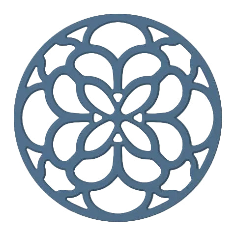 Circular Trivet Petrol Blue