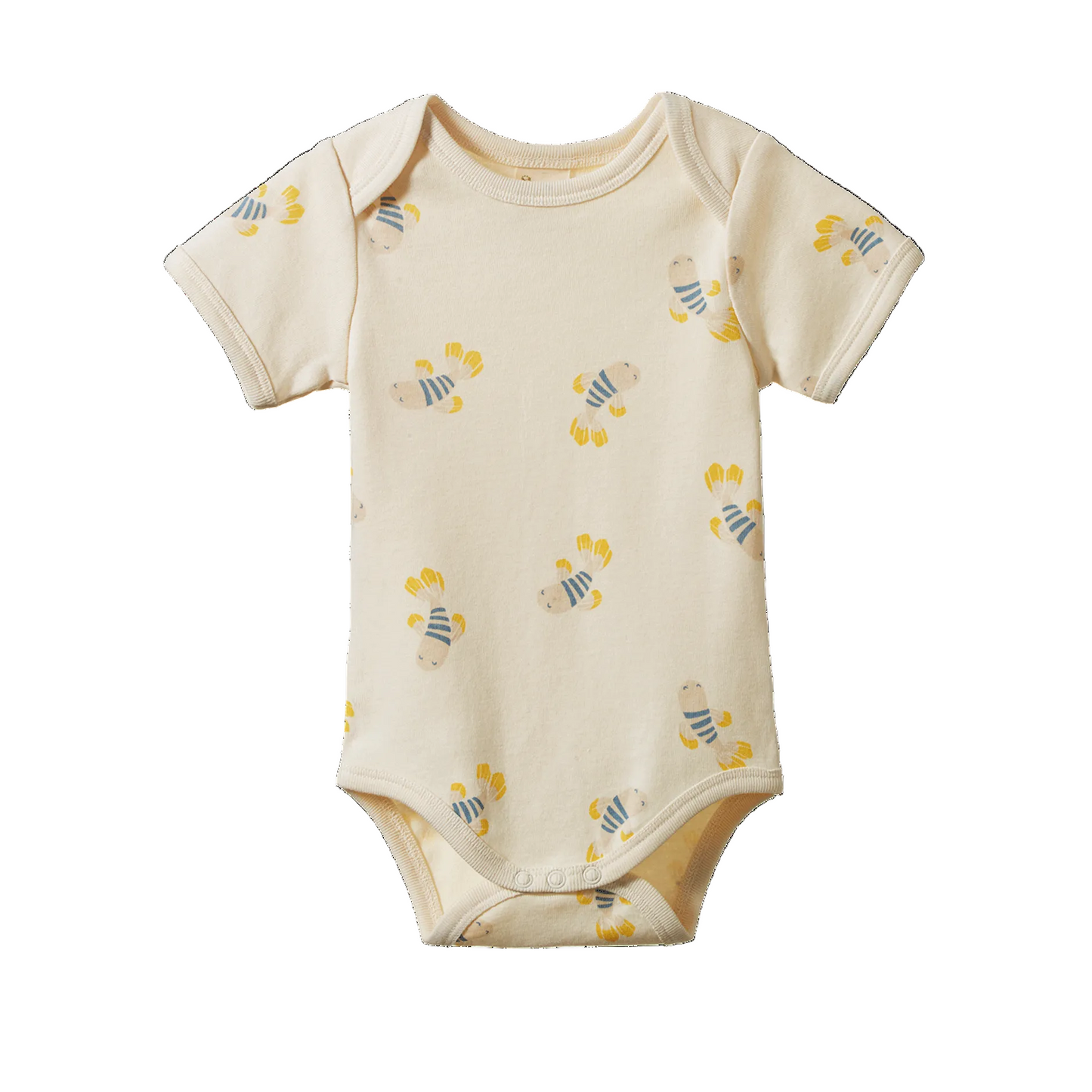 Cotton Short Sleeve Bodysuit Fish Fable