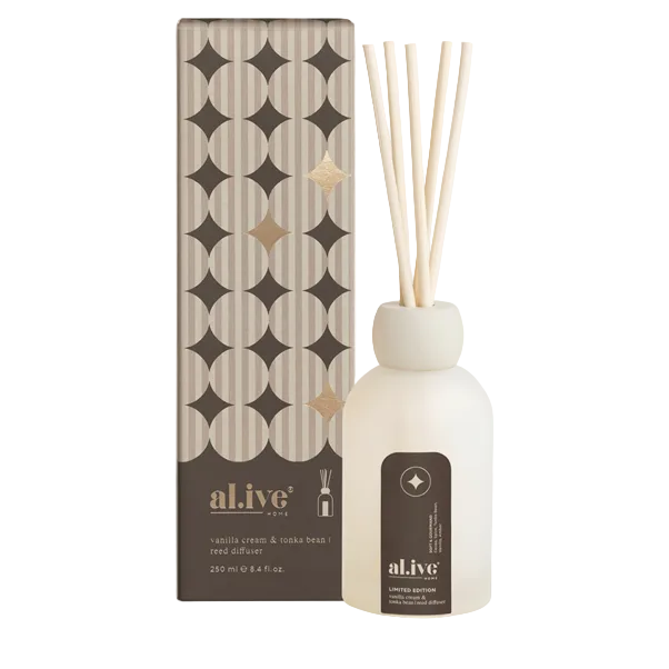 Reed Diffuser Vanilla Cream & Tonka Bean