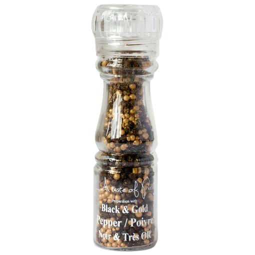 Pepper Grinder - Gold & Black Duo