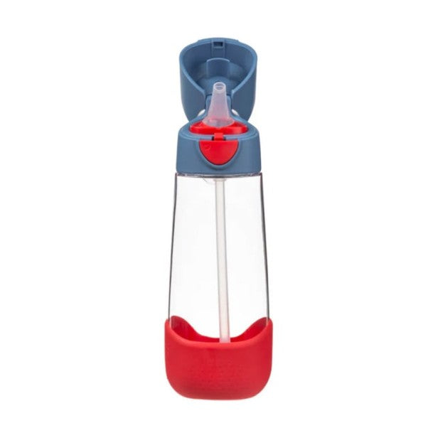 Tritan Straw Bottle 600ml Blue Blaze