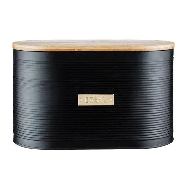 Living Otto Bread Bin Black