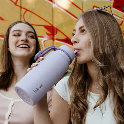 Insulated Flip Top 1L Bottle Lilac Love